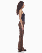 Black Lace Neckline Bodysuit