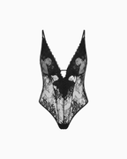 V-Neck Lace Bodysuit