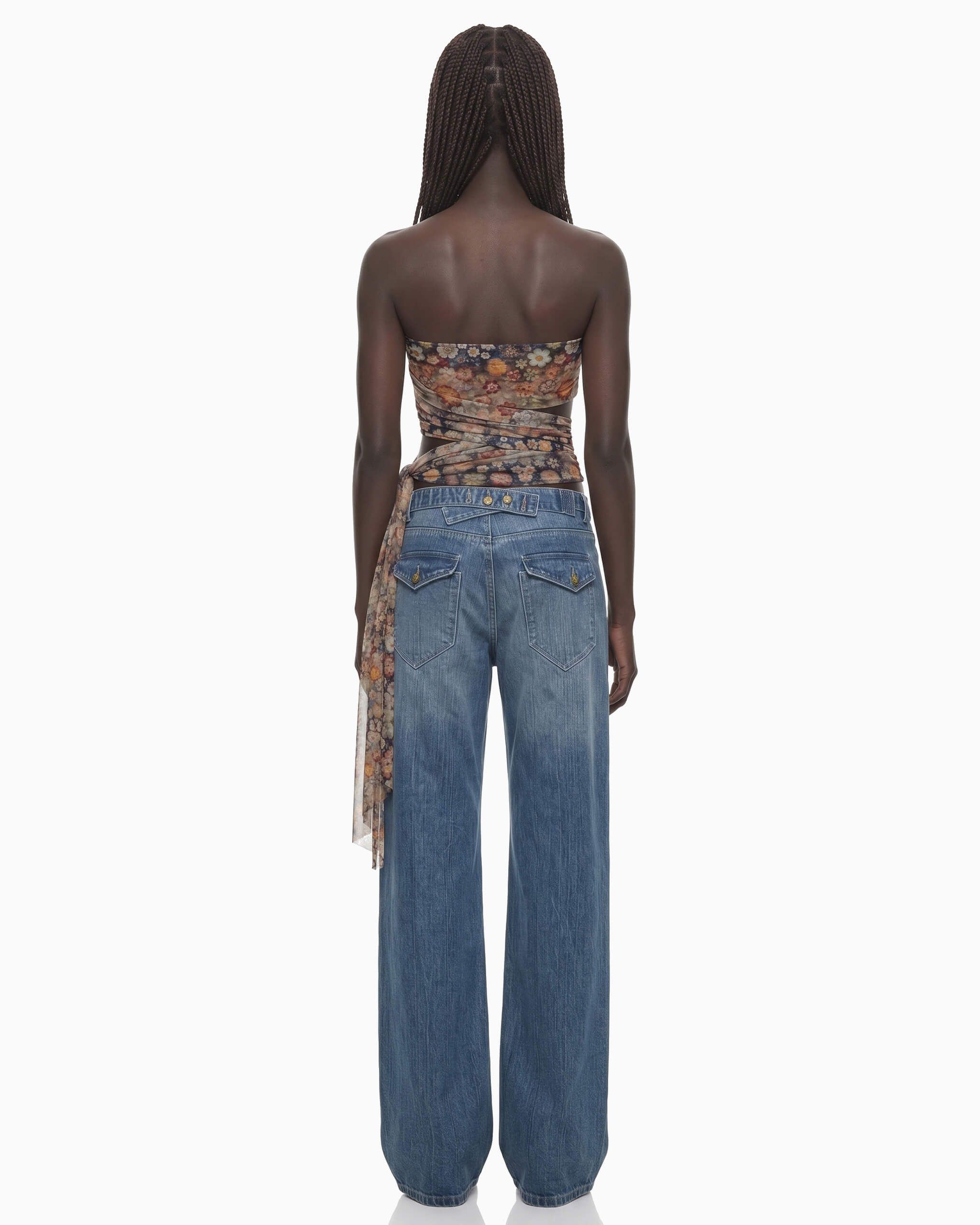 Back Stripe Jeans