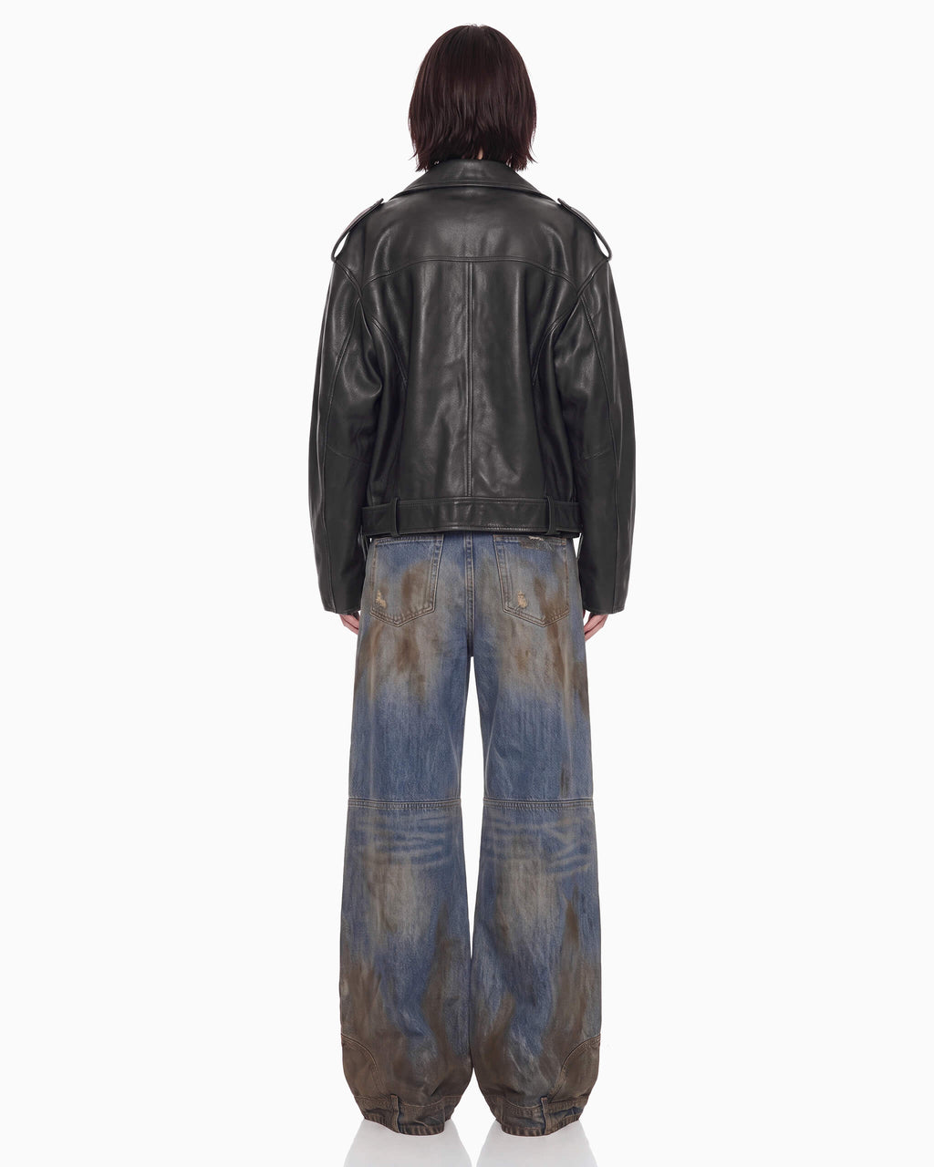 Cropped Biker Jacket