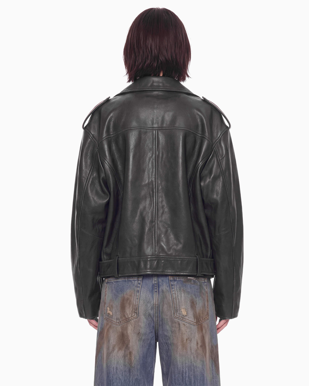 Cropped Biker Jacket