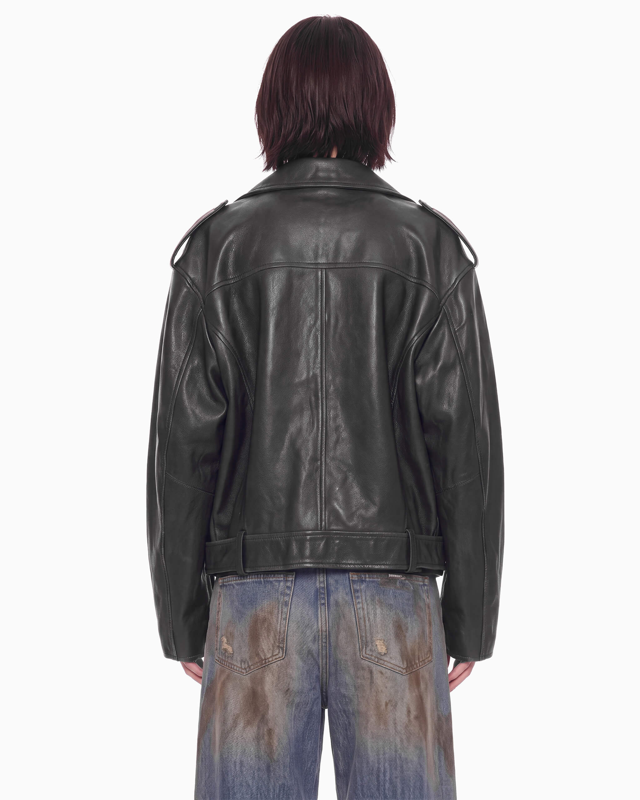 Cropped Biker Jacket