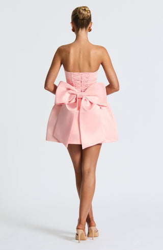Abbey Mini Dress - Blush - glavon