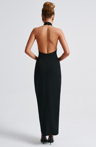 Adalia Maxi Dress - Black - glavon
