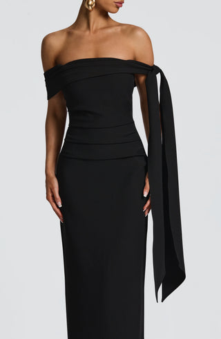 Addie Maxi Dress - Black - glavon