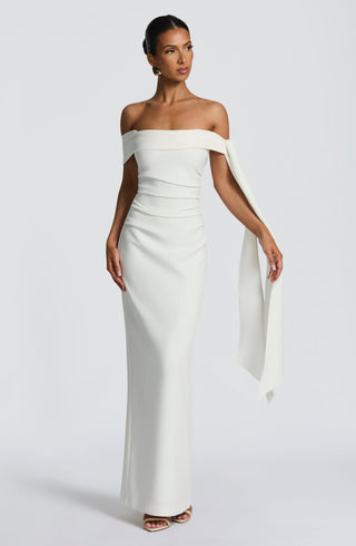 Addie Maxi Dress - Ivory - glavon
