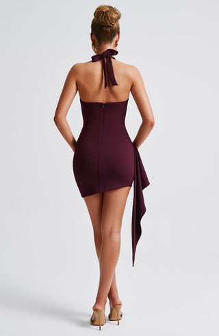 Adella Mini Dress - Cherry Lacquer - glavon