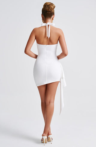 Adella Mini Dress - Ivory - glavon