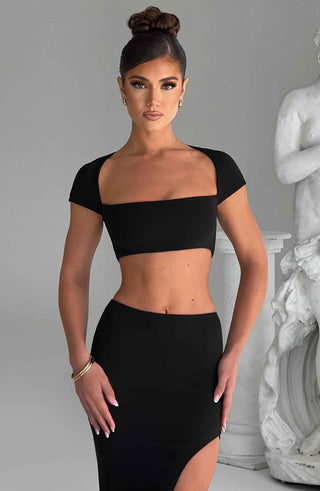 Adorn Top - Black - glavon