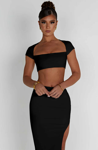 Adorn Top - Black - glavon