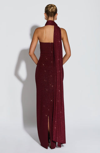Agnes Shawl - Wine Sparkle - glavon