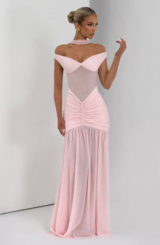 Alaia Maxi Dress - Blush - glavon