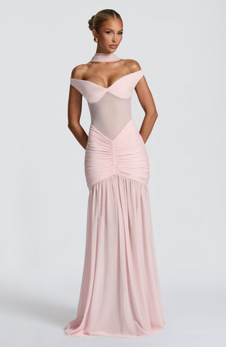 Alaia Maxi Dress - Blush - glavon
