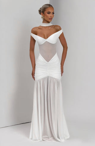 Alaia Maxi Dress - Ivory - glavon