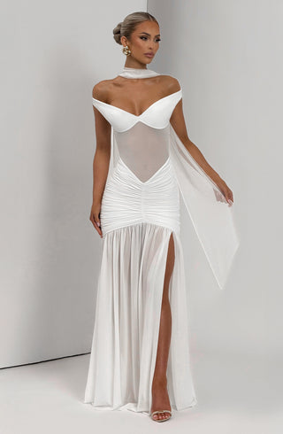 Alaia Maxi Dress - Ivory - glavon