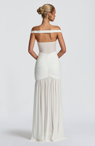 Alaia Maxi Dress - Ivory - glavon