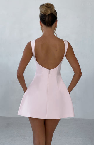 Alana Mini Dress - Blush - glavon