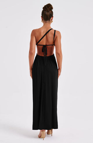 Alecia Maxi Dress - Black - glavon