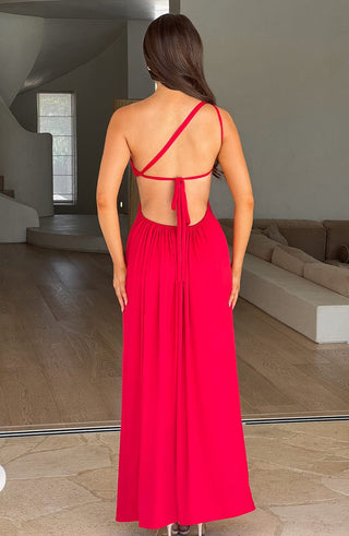Alecia Maxi Dress - Red - glavon