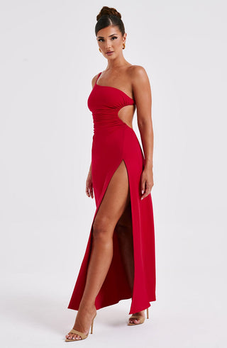 Alecia Maxi Dress - Red - glavon