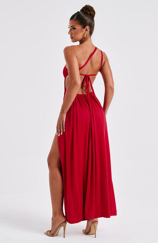Alecia Maxi Dress - Red - glavon