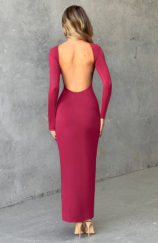 Aleena Maxi Dress - Cherry - glavon