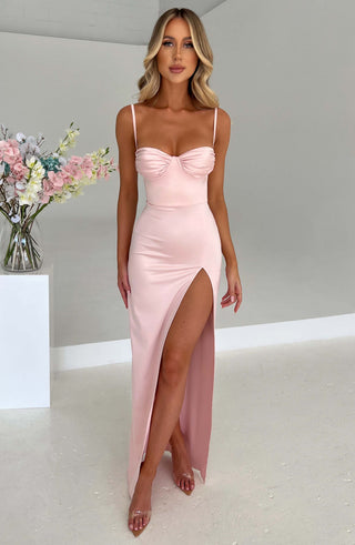Alora Maxi Dress - Blush - glavon
