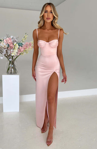 Alora Maxi Dress - Blush - glavon
