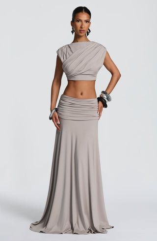 Amara Top - Light Grey - glavon