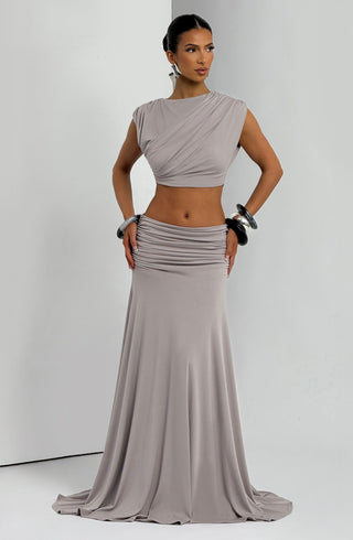 Amara Top - Light Grey - glavon