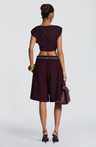 Amara Top - Plum - glavon