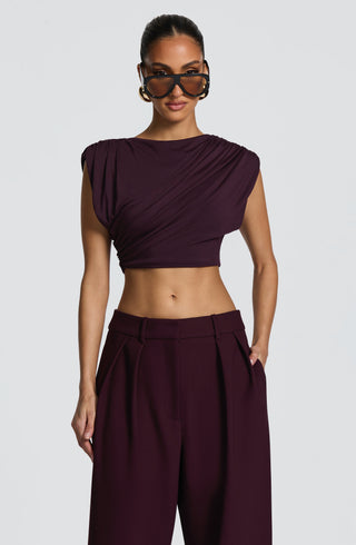 Amara Top - Plum - glavon