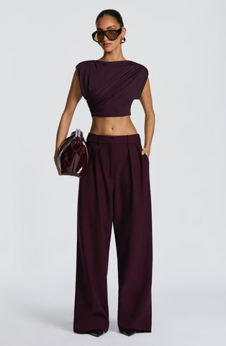 Amara Top - Plum - glavon