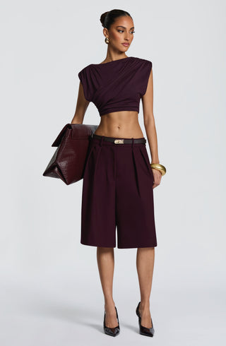 Amara Top - Plum - glavon