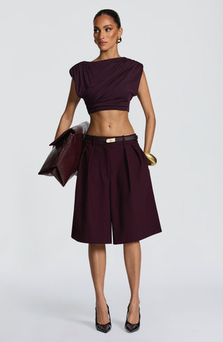 Amara Top - Plum - glavon