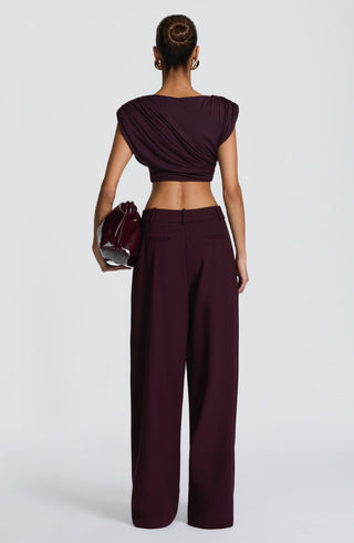 Amara Top - Plum - glavon