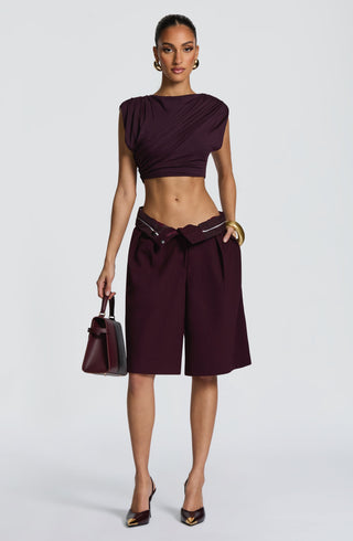 Amara Top - Plum - glavon