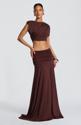 Amara Top - Plum Brown - glavon