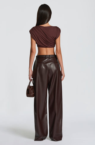 Amara Top - Plum Brown - glavon