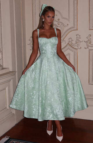 Amity Midi Dress - Mint - glavon