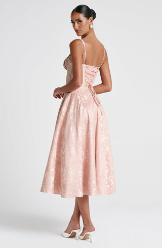 Amity Midi Dress - Soft Peach - glavon