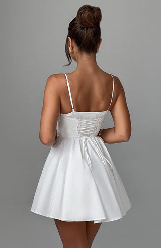 Analeigh Mini Dress - Ivory - glavon