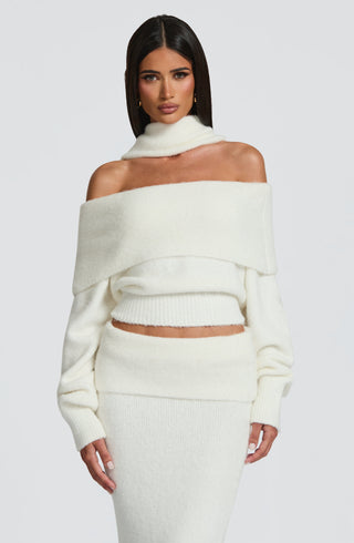 Andie Maxi Skirt - Ivory - glavon