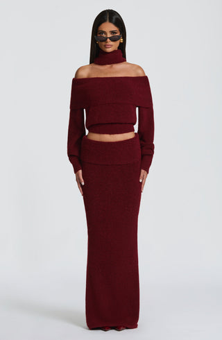 Andie Top - Burgundy - glavon