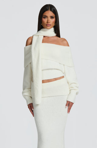 Andie Top - Ivory - glavon
