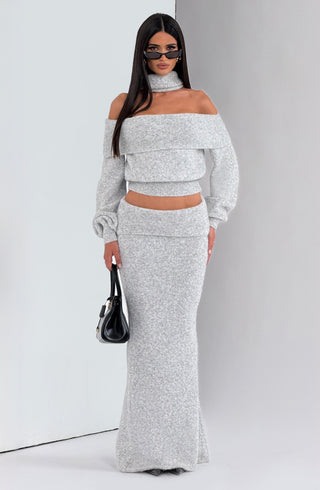 Andie Top - Light Grey Marl - glavon