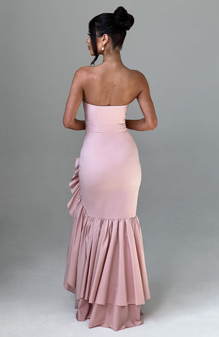 Angelina Maxi Dress - Blush - glavon