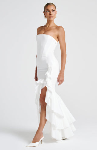 Angelina Maxi Dress - Ivory - glavon
