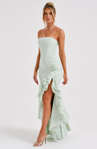 Angelina Maxi Dress - Sage - glavon