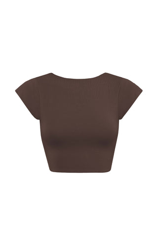 Anika Top - Chocolate - glavon